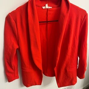 Maurices Red Blazer Tailored Suit Jacket